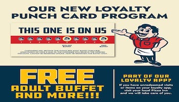 Pizza Inn Loyalty Card